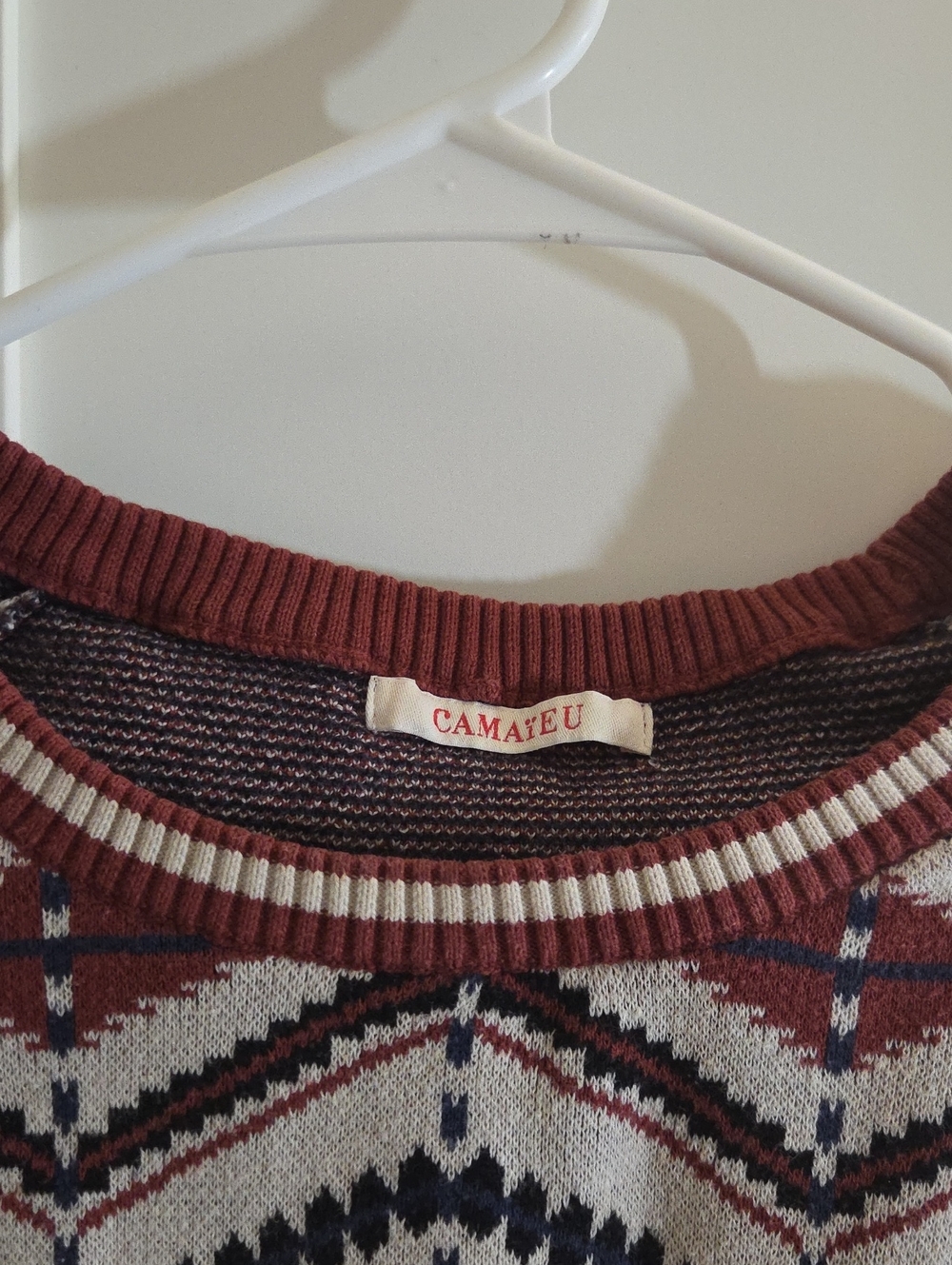 Patterned knit sweater - Picture 2 of 5